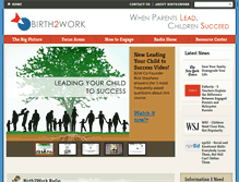 Tablet Screenshot of birth2work.org